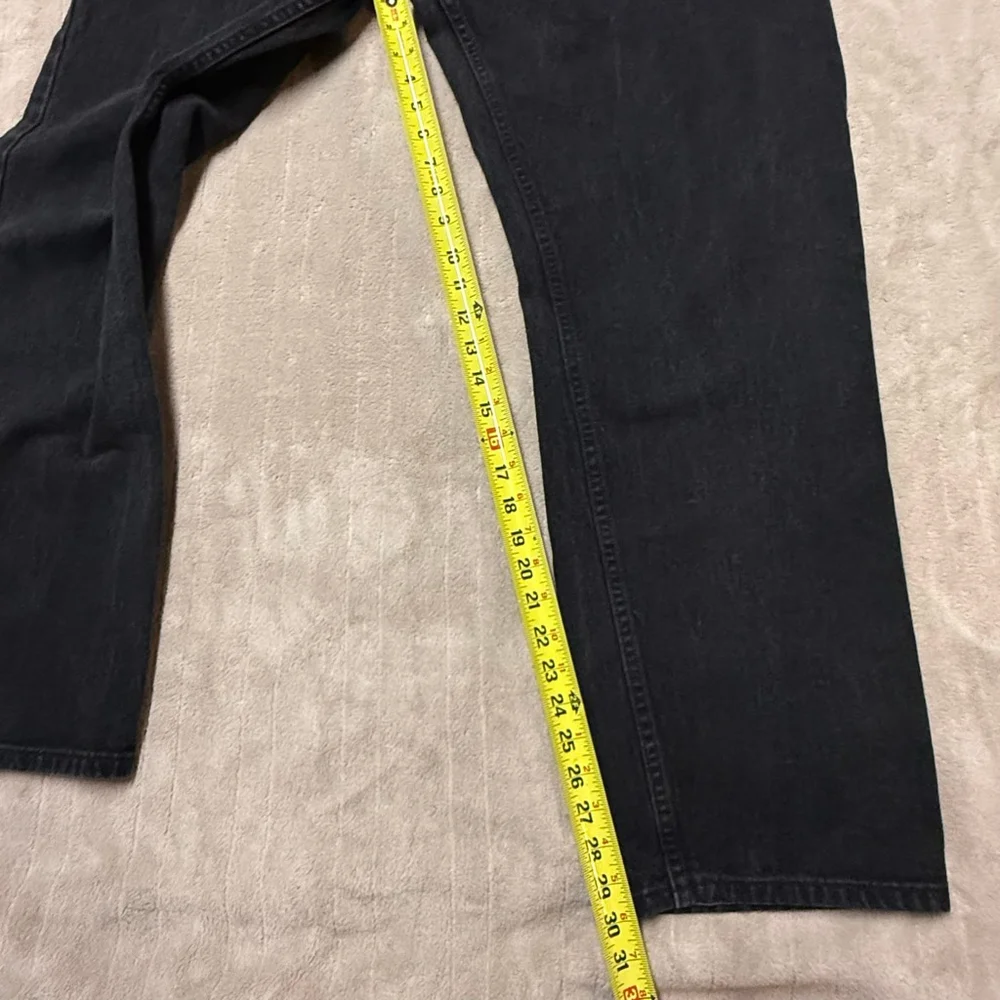 Men's Arizona Jean Co. Black Loose Fit Straight Jeans 36x30